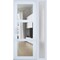 Vdomdoors Front Exterior Prehung FiberGlass Door Clear Glass See-through / Manux 8555 White Silk Clear Glass MANUX8555EXD-WS-W36+16 x H80+14-LH - alternate 1