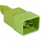 Sanoxy 6ft 12 AWG 20A 250V Heavy Duty Power Cord IEC320 C20 to IEC320 C19, Green SNX-CBL-LDR-PW132-4206 - alternate 2