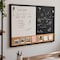 Flipside 24 x 36 3-in-1 Framed Combo Board Kit, Cork, Magnetic Chalk & Dry Erase 17205 - alternate 4