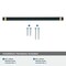 Amerock Overton 11-5/16 in 288 mm Center-to-Center Brushed Matte Black/Brushed Gold Cabinet Pull BP36685BMBBGL - alternate 2