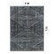 World Rug Gallery Bohemian Stripes Washable Non Slip Area Rug 9 ft x 12 ft Black WR73BLACK9X12 - alternate 6