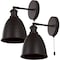 Jonathan Y Hudson 6.5 in. 1-Light Farmhouse Bohemian Iron LED Sconce, Oil Rubbed Bronze, 2PK JYL9911B-SET2 - alternate 4