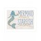Homeroots Mermaid Kisses Starfish Wishes 1 White Framed Print Wall Art 407723 - alternate 2