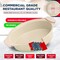 Bakkenamster BAKKEN Kitchen Oven Baking Pans, Oven Safe, 450 Deg F, 10PK BKBSMARWHT10 - alternate 4