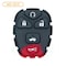 Aks Keys 2004 - 2012 Chevrolet Buick Pontiac Saturn Rubber Pad 5B RP-CHEVR-02 - alternate 2