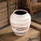 Uniquewise 8in Modern Round Wide Mouth Ceramic Vase Decorative Pottery Perfect for Grass Stems & Fresh Flowers QI004790 - alternate 2