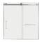 Kingston Brass 60" W x 60" H Left Handed Tub Door, Brushed Nickel SSD60608SL8 - alternate 1