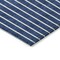 Homeroots 9' X 12' Navy Blue And Gray Striped Washable Indoor Outdoor Area Rug 597185 - alternate 2