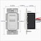 Leviton Decora CFL/LED White/Ivory/Light Almond Color Change Kit Slide Dimmer Switch R60-IPL06-10M - alternate 2