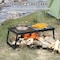Vevor Folding Campfire Grill Portable Camping Fire Pit Steel Outdoor BBQ Picnic JY-ZDKJ-02 - alternate 2