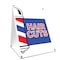 Signmission Hair Cuts, 36 Inch x 24 Inch A-frame Yard Sign, Plastic Sign SBC-2436-Hair Cuts - alternate 1