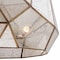 Vaxcel Euclid 3L Brass Mid-Century Modern Pendant Light Mercury Glass P0317 - alternate 5