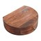Homeroots 4" Brown Solid Wood Round One Drawer Nightstand 651765 - alternate 5
