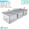 Amgood Stainless Steel 3 Compartment Drop-In Sink. Bowl 14 in. x 16 in. x 10 in. With Faucet AMG SINK DIS S3C-141610-F-Z - alternate 3
