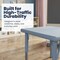 Flash Furniture Commercial Plastic Adjustable Height Classroom Activity Table-Dusty Blue, 24 in SQ YU-YCX-002-2-SQR-TBL-DSTYBL-GG - alternate 4