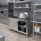 Amgood 24 in. x 60 in. x 35 in. Stainless Steel Enclosed Base Cabinet w/Sliding Doors and Adjustable Shelf AMG CABINET EDC-2460-Z - alternate 4