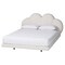 Baxton Studio Barrera Floating Platform Bed with Scalloped Headboard, King 262-14355-ZORO - alternate 1