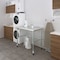 Amgood 30in D x 48in L Stainless Steel Open Base Table, 3in Casters AMG WT-3048-RCB-WHEELS-Z - alternate 4