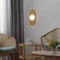 Vidalite Orbita 2-Light Pendant Light with Natural Wood Finish, Frosted Glass Shade, Integrated LED Bulbs CE1009205 - alternate 3