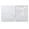 C-Line Products Two-Pocket Heavyweight Poly Portfolio Folder with Three-Hole Punch, White, 25PK 33937 - alternate 2