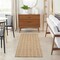 Homeroots 6' Natural And Beige Geometric Indoor Outdoor Area Rug 556328 - alternate 4