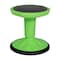 Flash Furniture Lucas Fixed Height Kids Flexible Active Stool w/Non-Skid Bottom in Green, 14in. Seat Height BFT-9001F-14-GRN-GG - alternate 2