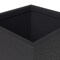 Leisuremod Basalt Tall Square Fiberstone & MgO Clay Planter, Weather-Resistant, Fully Assembled BP20BL - alternate 3