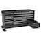 Proto 550 Series Rolling Tool Cabinet, 16 Drawer, Dual Black, 67 in W x 25 in D x 41 in H J556741B-16DBPD - alternate 2