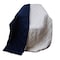 Homeroots 60" X 80" Navy Blue Fleece And Microfiber Quilted Plush Throw Blanket 303545 - alternate 2