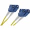 Unc Group Fiber Optic Patch Cable, Lc-Lc, 9 125 Singlemode Duplex, Yellow, 3M FJ9LCLC-03M - alternate 1