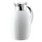 Service Ideas Nicollet Series 1-Liter Stainless Vacuum Insulated Carafe with Flip-Top Lid in Radiant White NIC10BSWH - alternate 1