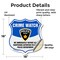 Signmission Neighborhood Crime Watch Shield Sign We, 18 Inch X 18 Inch, Vinyl Decal SHI-D-18-388 - alternate 3