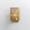 Vidalite Aurelia Brass 1-Light Wall Sconce, Single Light Wall Lamp with Clear Glass Shades in Art-Deco Style CE1009385 - alternate 3