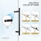 Anzzi 48in Reversible Frameless Sliding Glass Shower Door w/ Soft-Close System Matte Black Finish SD-AZ20-01MB - alternate 4