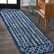 Jonathan Y Ziri Moroccan Geometric Navy/Cream 2 ft. x 8 ft. Runner Rug MOH210D-28 - alternate 1