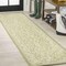 Jonathan Y Charleston Vintage Filigree Textured Weave Green/Cream 2 ft. x 8 ft. Indoor/Outdoor Runner Rug SMB106H-28 - alternate 1