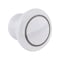 Brixwell Mushroom Ceramic Kitchen Cabinet Knob 1-1/2 in Dia White/Gray BXB2235GC - alternate 1