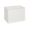Homeroots 28" White Wood Floating Bathroom Vanity With White Sink And Two Drawers 624119 - alternate 1