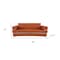 Homeroots 89" Camel Italian Leather Solid Wood Sofa 720454 - alternate 3