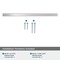 Amerock Cyprus 7-9/16 inch 192mm Center-to-Center Polished Chrome Cabinet Pull BP2620826 - alternate 2