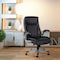 Office Star Products Office Chair, Black, Leather, Swivel ECH75137-EC3 - alternate 2