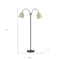 Homeroots 65" Bronze Two Light Traditional Shaped Floor Lamp With Tan Square Shade 526259 - alternate 2