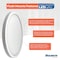 Bulbrite 9" Round 17-W 5 Color Selectable LED Flush Mount Light, 1400 Lumens, White Finish 5 CCT - 27/30/35/4 773611 - alternate 7