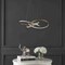 Jonathan Y Alexia 25" Abstract Integrated LED Metal Adjustable Pendant, Gold Painting JYL7219B - alternate 3
