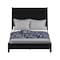 Homeroots Black Solid Wood Queen Bed Frame 524815 - alternate 4