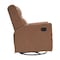 Flash Furniture Cash Swivel Glider Rocker Manual Recliner Chair, 270 Degree Swivel, USB/USB-C Charging Ports CY-RAC-536U-CGNPU-GG - alternate 3