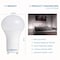 Viribright A19 LED BULB, GU24, 9W, 800 Lumens, Non-Dimmable, Cool White 4000K (4 Pack) A19-GU24-4K-640336-4PK - alternate 2
