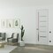 Sartodoors Hidden Door White 30x80 Solid Core Modern Interior QUADRO4088MF-WS-30x80-RH-I - alternate 1