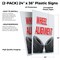 Signmission Wheel Alignment, Plastic Signs Only 24 Inch x 36 Inch, Corrugated Plastic, 2PK CSB-2436-2PACK-Wheel Alignment - alternate 2