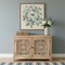 Homeroots 30in Natural Solid Wood Textured Door Accent Cabinet With Two Doors 557028 - alternate 3